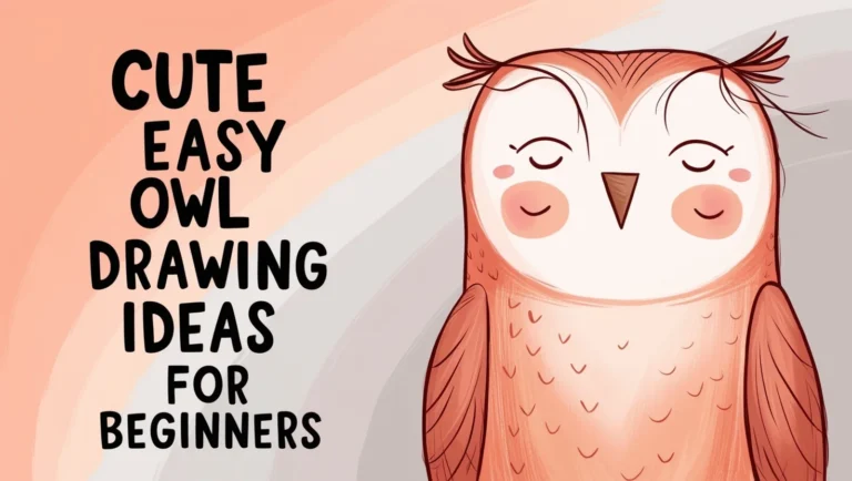 Cute Easy Owl Drawing Ideas for Beginners