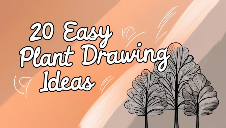 20 Easy Plant Drawing Ideas