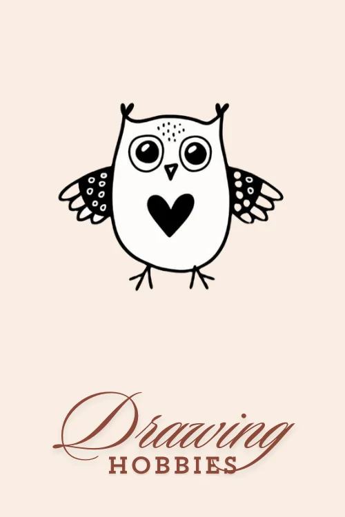 Owl-With-Heart-shaped-Feathers-Drawing-Easy