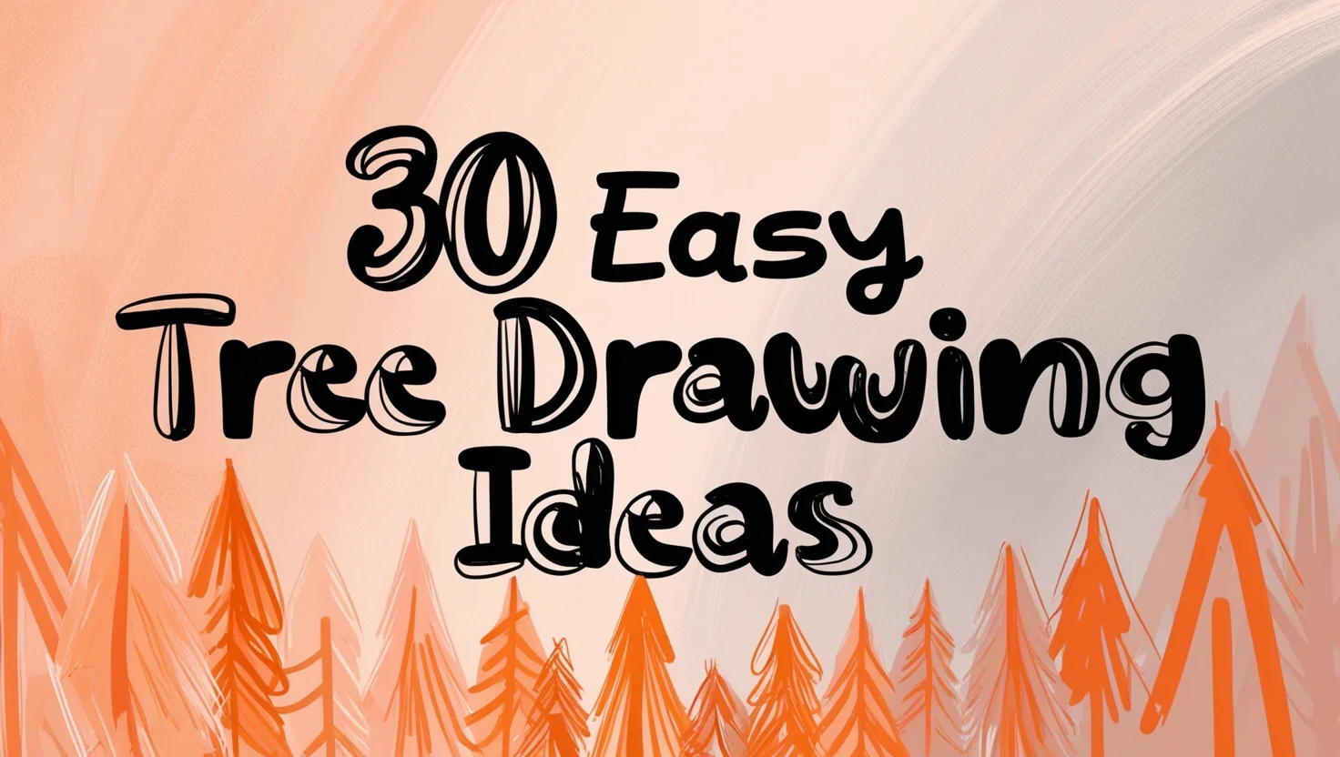 30 Easy Tree Drawing Ideas