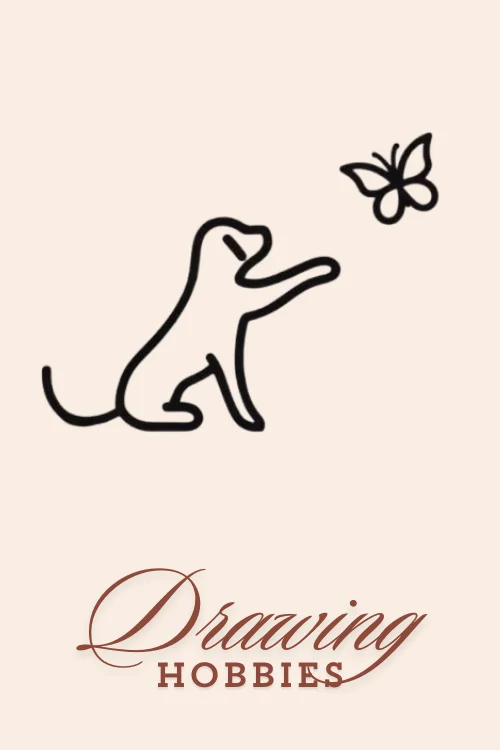 Butterfly-with-Dog-Drawing