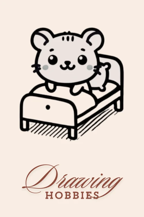 Cute-Hamster-In-Bed-Drawing-Easy