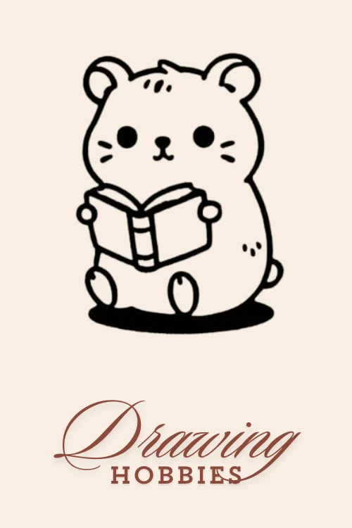 Cute-Hamster-Reading-Book-Drawing