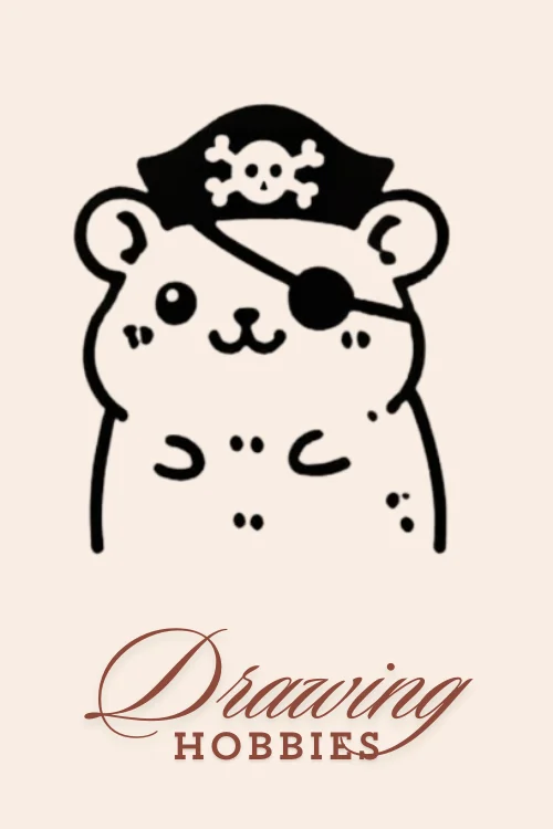 Fun-Hamster-As-Pirate-Drawing