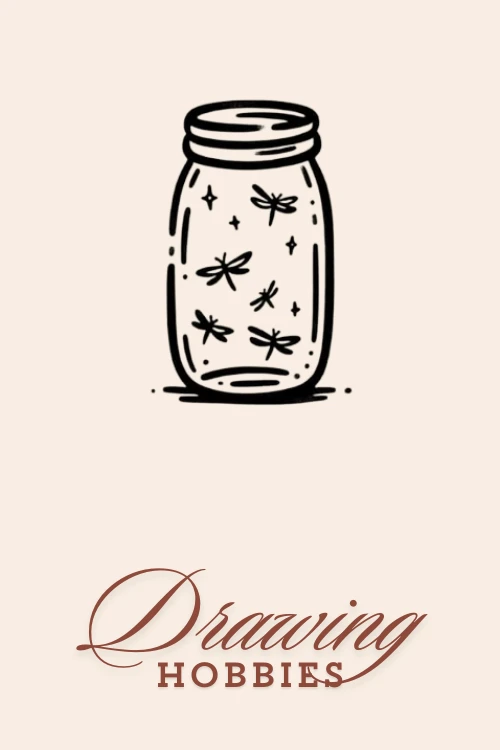 Cute-Small-Mason-Jar-with-Dragonflies-Aesthetic-Drawing