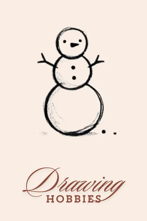 Easy-Sketch-For-Beginners-Snowman