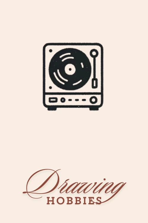 Easy-cute-record-player-doodle-to-draw