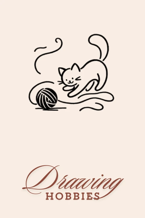 Kitten-Chasing-A-Ball-of-Yarn-Aesthetic-Designs-to-Draw