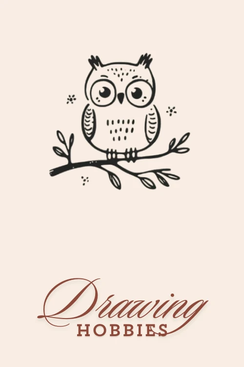 Owl-Perched-on-Branch-Aesthetic-Drawing-Prompt