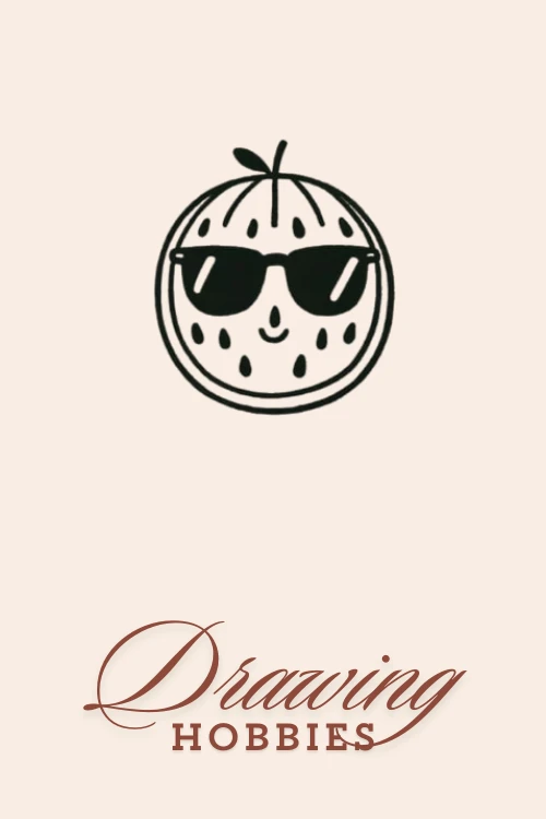 Simple-Watermelon-with-Sunglasses-Aesthetic-Drawing