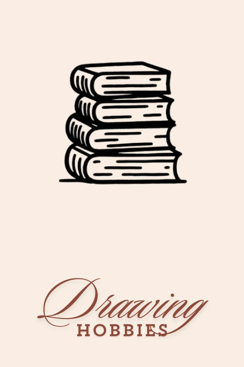 Stacked-Books-Aesthetic-Drawing-Idea