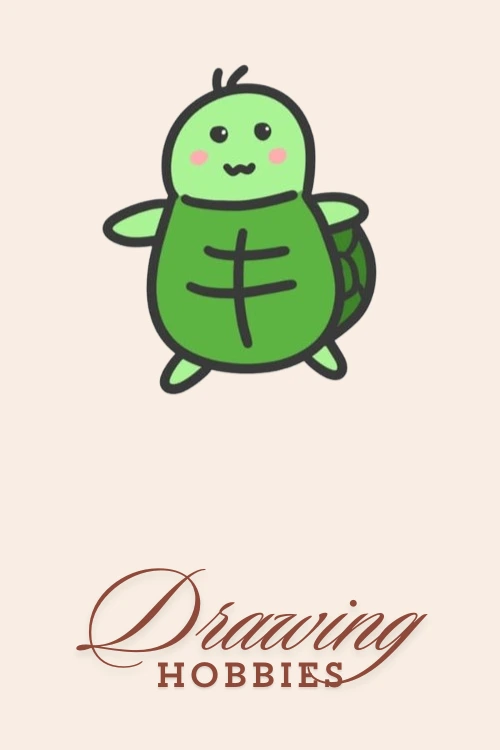 Standing Turtle Drawing