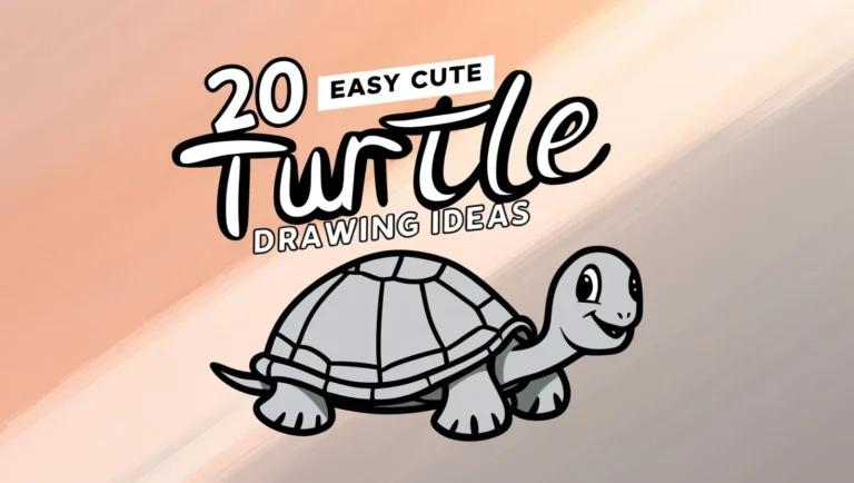 Turtle Drawing Ideas