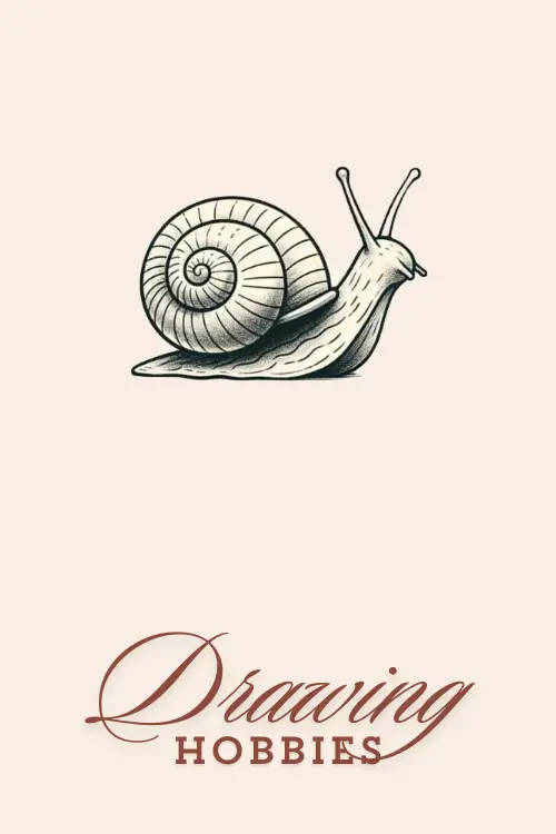 Attractive-Pencil-Drawing-Idea-Of-Snail