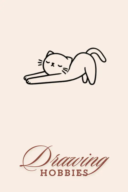 Cat-Stretching-Easy-To-Draw