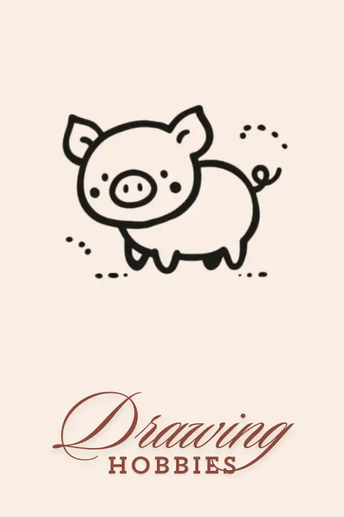 Cute-Animals-To-Draw-Pig