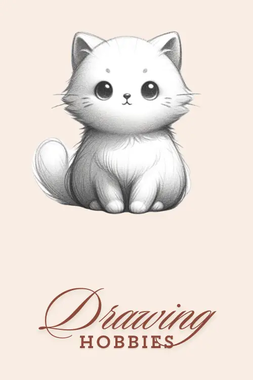 Cute-Cat-Pencil-Drawing