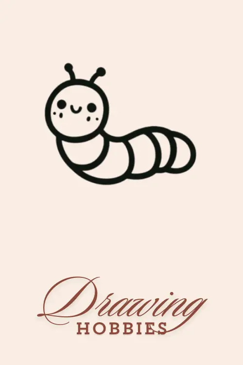 Cute-Easy-Animal-To-Draw-Caterpillar