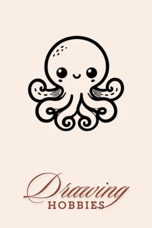 Cute-Easy-Animal-To-Draw-Octopus