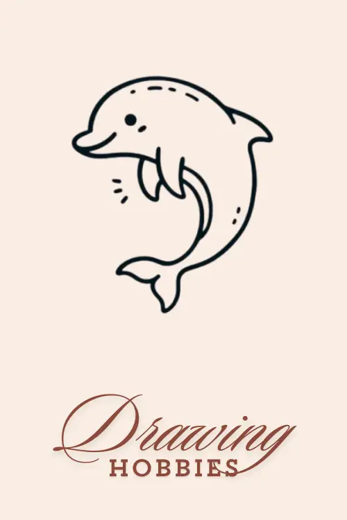 Cute-Easy-Animals-To-Draw-Dolphin