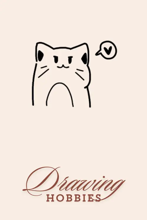 Cute-Heart-Cat-Drawing-Easy