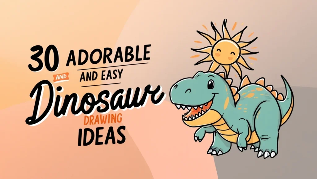 Dinosaur drawing ideas