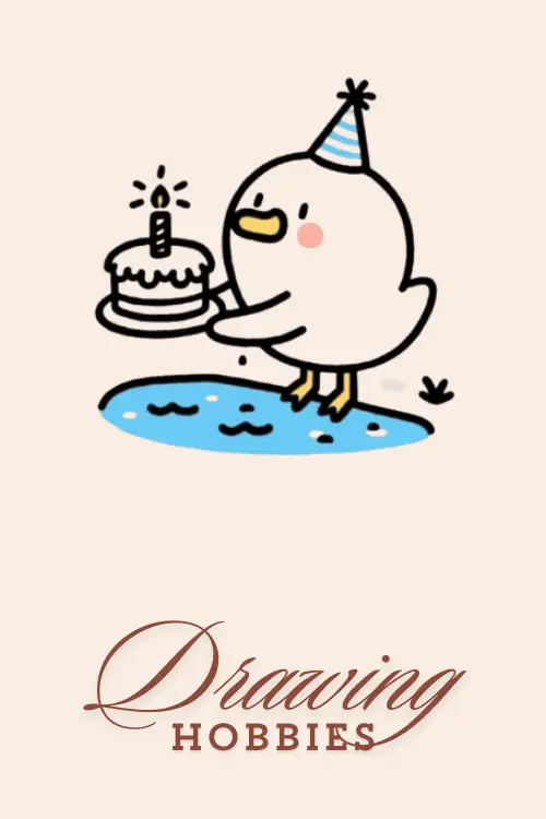 Duck-with-Birthday-Cake