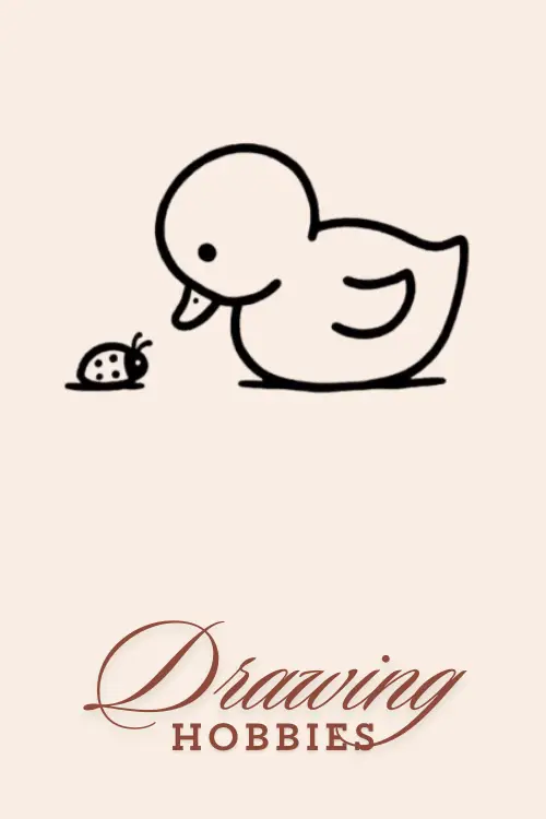 Duckling-and-a-Ladybug-Drawing