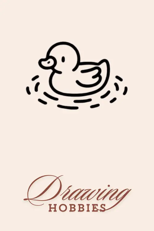 Duckling-in-a-Pond-Drawing