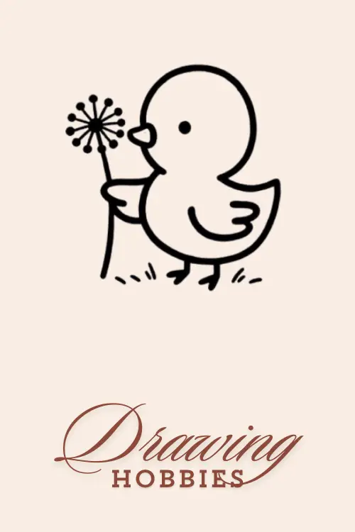 Ducklings-Dandelion-Delight-Drawing