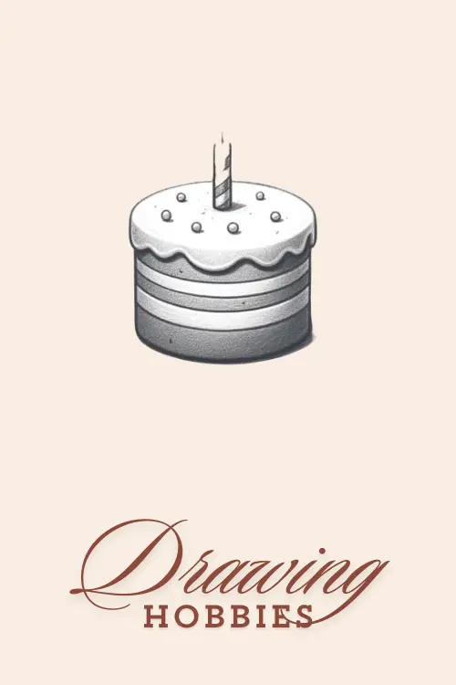 Easy-Beautiful-Birthday-Cake-Pencil-Drawing