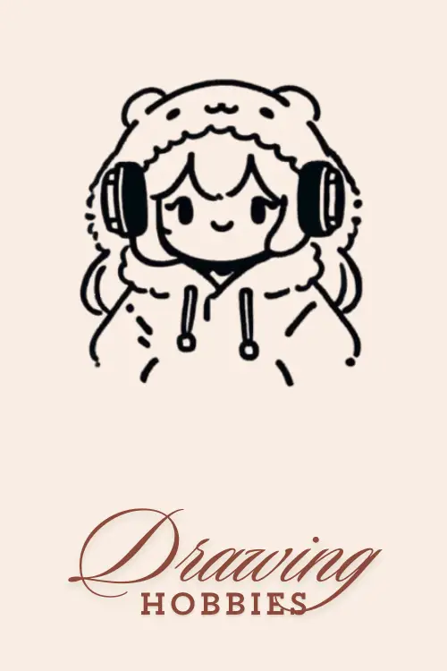 Easy-Cute-Anime-Girl-With-Hoodie-And-Headphones-Drawing