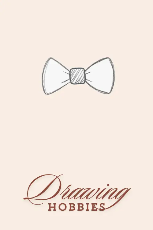 Easy-Pencil-Drawing-Of-Bow-Tie