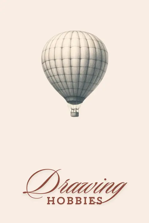 Hot-Air-Balloon-Pencil-Drawing