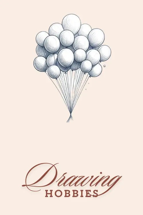 Pencil-Drawing-Idea-Of-Balloons