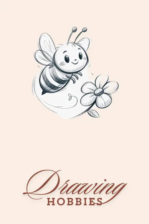 Pencil-Drawing-Idea-Of-Bee