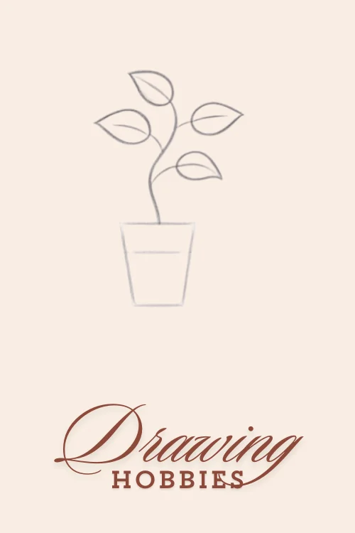 Simple-Easy-Pencil-Drawings-For-Beginners-Houseplant