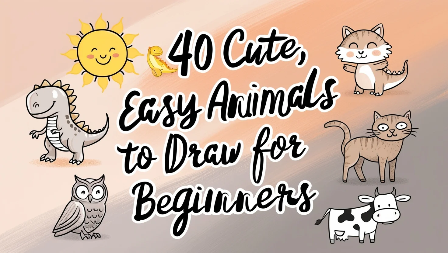 easy animals to draw