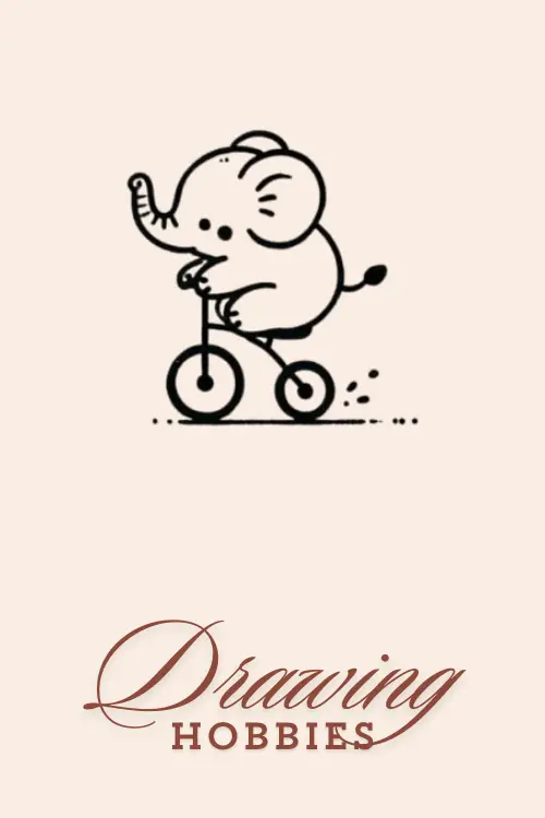 Cute-Elephant-Riding-Bicycle-Drawing