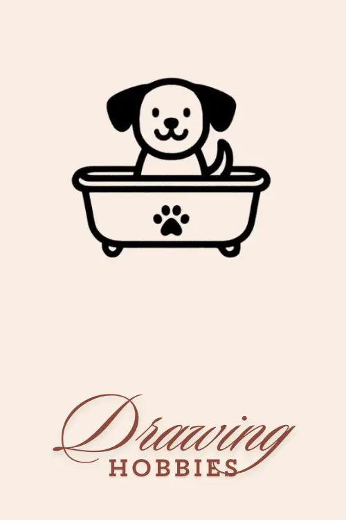 Doggie-Bath-Time-Drawing