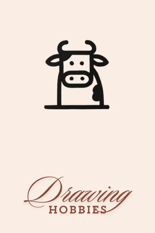 Simple Cow Drawing