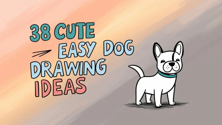 🐶 38 Cute Easy Dog Drawing Ideas