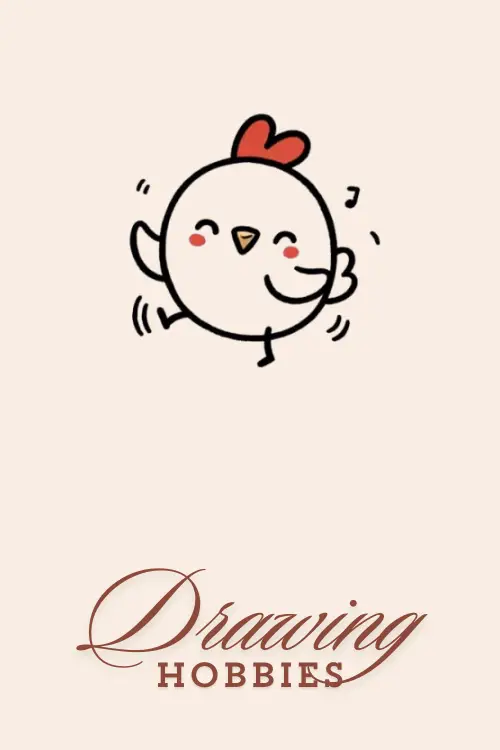 Cute Chicken Dancing Drawing